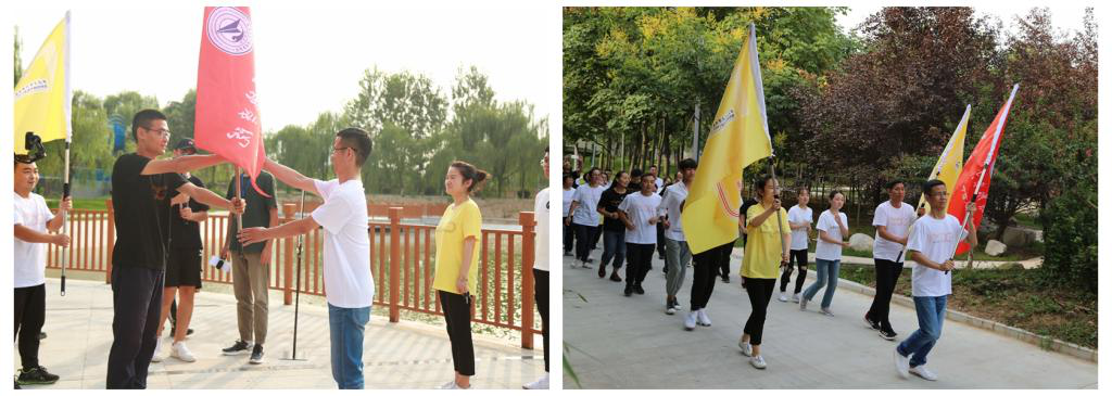 明德學院舉行慶祝中華人民共和國成立70周年暨學院20周年院慶,倒計時50天院史院情主題教育接力跑活動