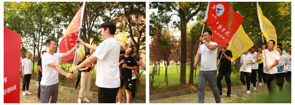 明德學院舉行慶祝中華人民共和國成立70周年暨學院20周年院慶,倒計時50天院史院情主題教育接力跑活動